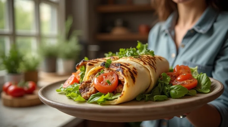 grilled chicken wrap