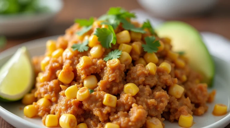 ground chicken mexican corn recipe