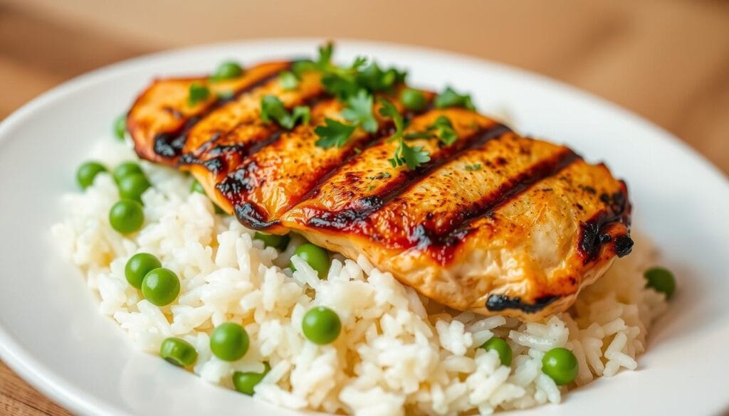 grilled chicken with rice grilled chicken with rice
