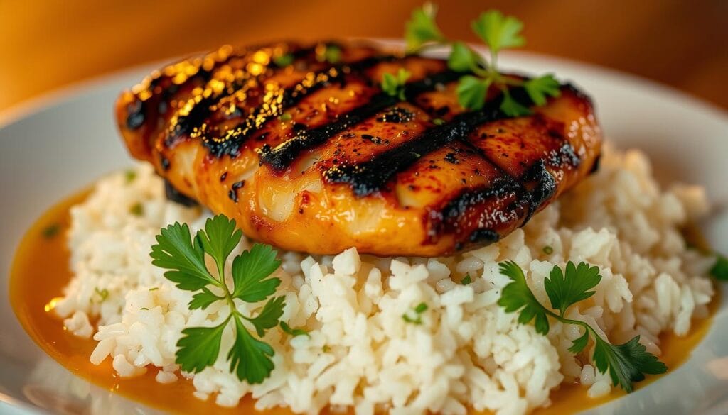 grilled chicken with rice grilled chicken with rice