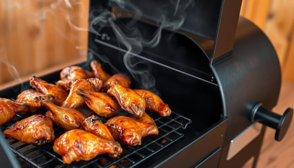 smoked chicken wings on a pellet smoker smoked chicken wings on a pellet smoker